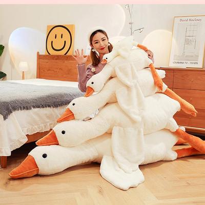 Goose Plush Toy, Goose Plush Pillow Multi Purpose Lightweight Soft Comfortable Cute Appearance PP Cotton For Home 50cm,90cm,1.3m,1.6m,1.9m
