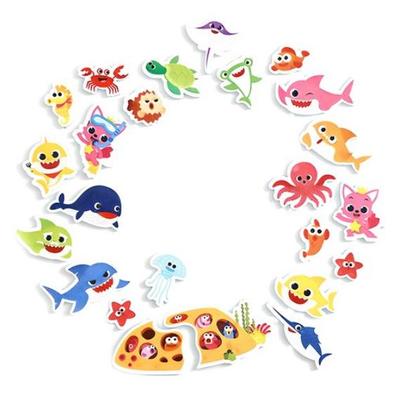 Certificado KC - Conjunto de Adesivos EVA Pinkfong para a Hora do Banho (23pcs)