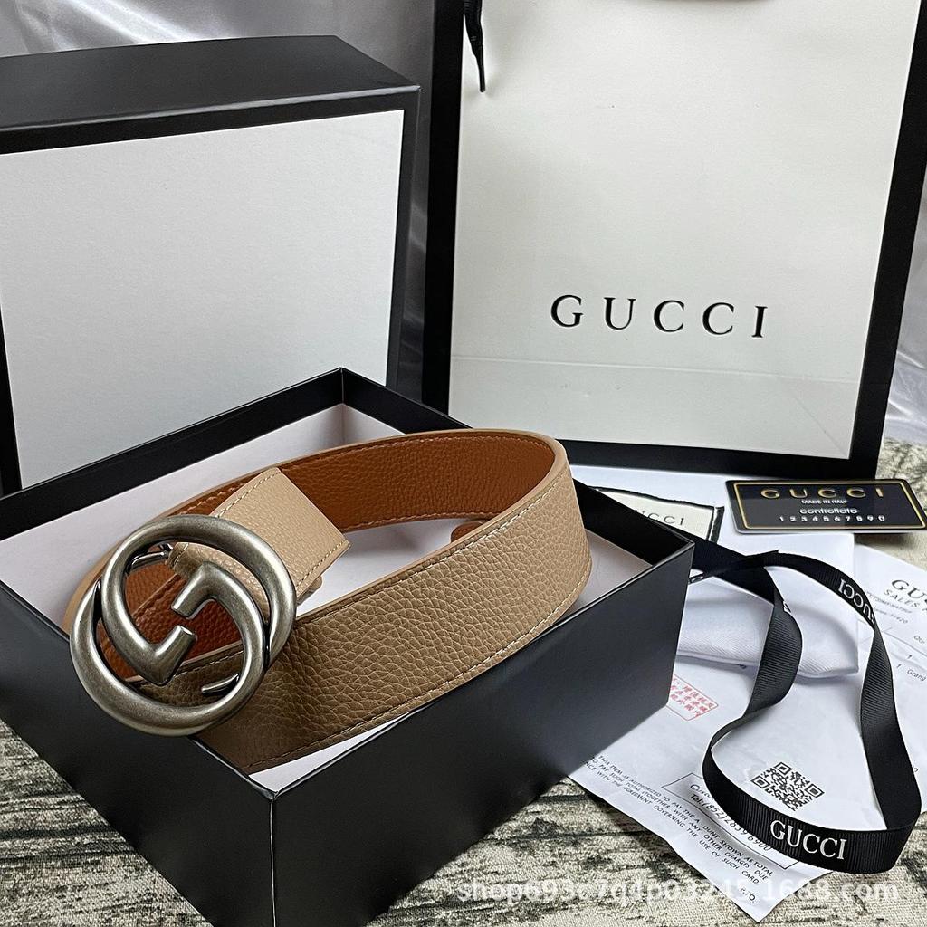 4,0 cm Herren-Premium-Ledergürtel mit runder Keks-Schnalle - Vielseitiges Modeaccessoire