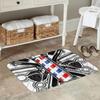 Barber Shop Doormat Scissors Straight Razor Comb Rug Washable Non Slip Floor Mat Welcome Sign For Hair Salon Entrance Studio