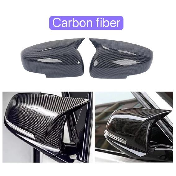 Fit For Suzuki Swift 2018 - 2025 Car Rearview Side Mirror Cover Wing Cap Sticker Rear View Case Trim Carbon Fiber