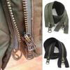 8# Metal Zipper Double Sliders for Cloth Coat Down Jacket Zip Repair DIY Clothing Sewing Accessories 70/80/90/100/120cm Long