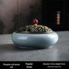 Large Ceramic Mosquito Coil and Incense Burner: Indoor Sandalwood and Agarwood Holder