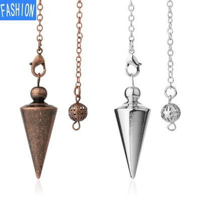 Flexible Pendulum Cross-border Conical Pendant Detachable Metal Plated Bronze Necklace
