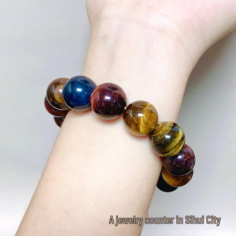 Gele Tijgeroog Steen Armband voor Mannen en Vrouwen – Modieuze Kristallen Cadeau Armband