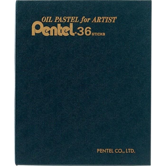 Pentel Oil Pastel Professional Use PTA-36D 36 Colors Multi