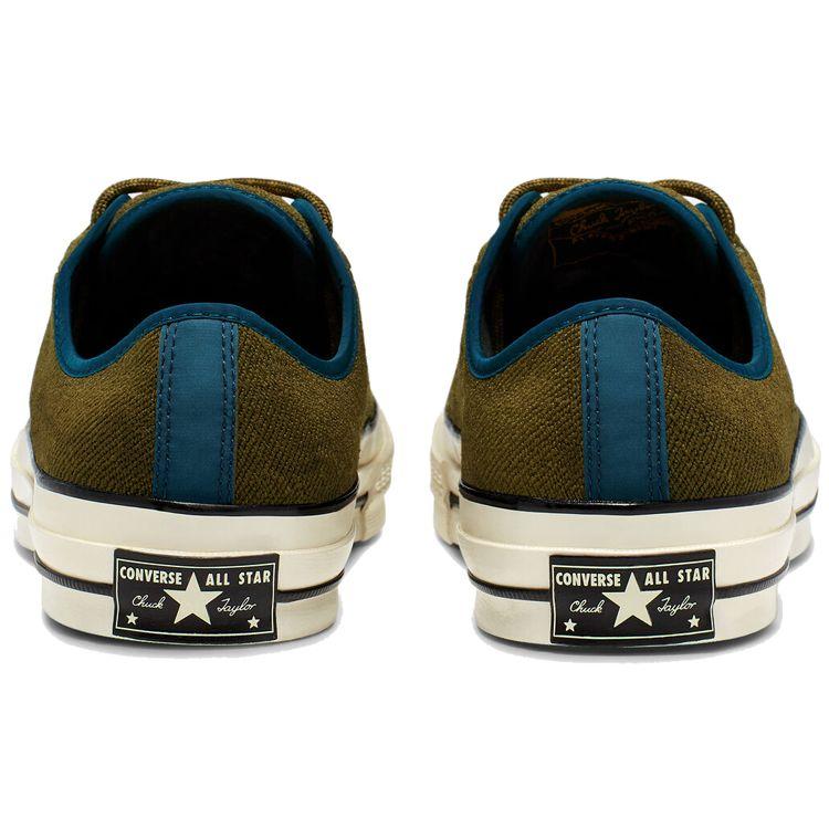 Converse Chuck 70 Archival Terry Ox Comfortable Low-Top Canvas Shoes Unisex sneaker Army-Green 165929C