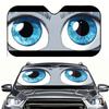 1pc Curious Eyes Car Sun Visor - Blocks Sunlight, Keeps Your Car Cool And Comfortable, With Universal Fit For Family Outings And