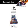 HOOLOOG Wolf Mother & Cub Wooden Jigsaw Puzzle: Irregular Interlocking Toy & Decorative Painting, Educational Gift & Money Box Combo
