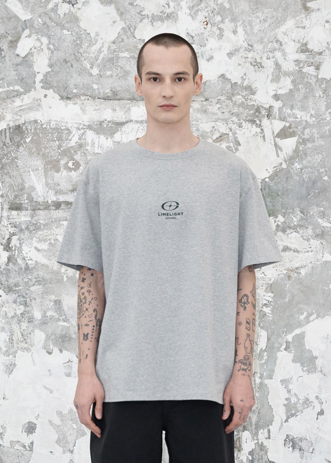 Limelight Apparel Starlight Logo T-Shirt (Grey Melange / Grey) Gray Melange/Xl