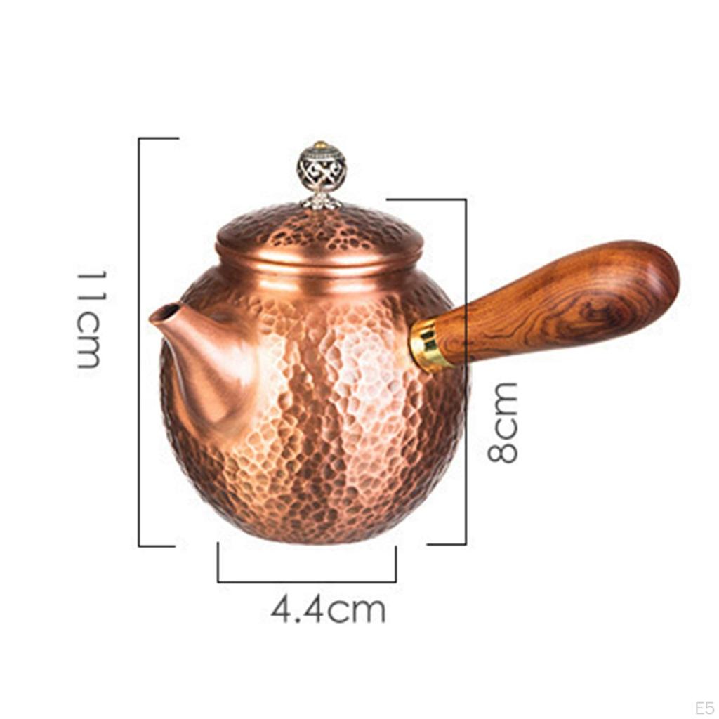 Měděná konvička Kávová konvice Vodní bojler Džbán Čajovar Odolné Kung Fu čajové oblečení pro milovníky