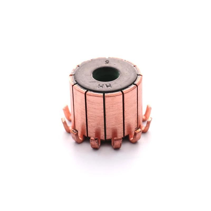 8*23*19.5mm 12 P Diş Bakır Kanca Tipi Elektrik Motoru Komütatör CHY-1518-12