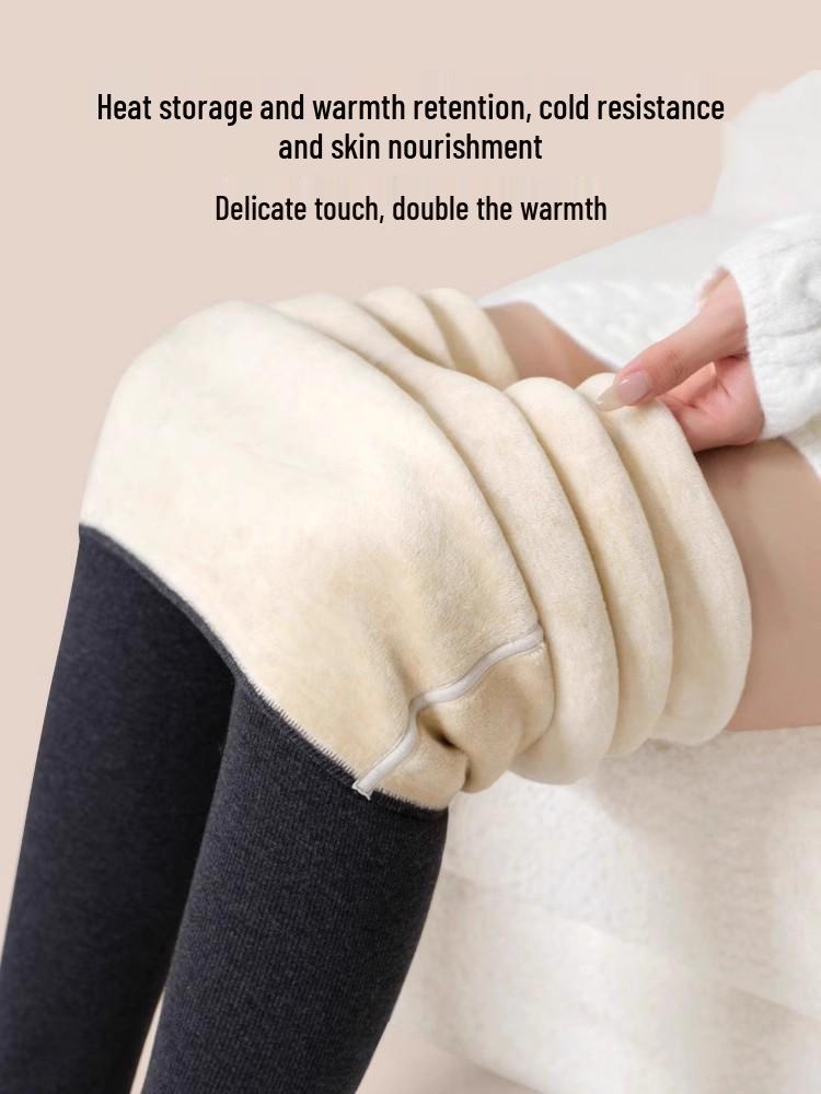 Extra Thick Wool Cotton Women's Base Layer Pants with Fleece-Lining - Slimming, No-Sag, Small Leg Design - Bestseller 2025 Arrival