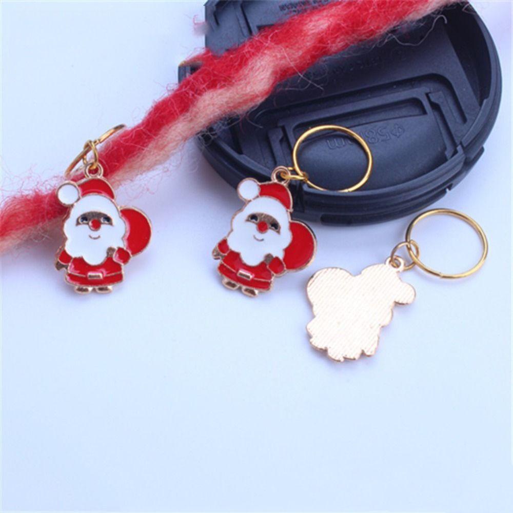 

3 шт. Рождественский декор для вечеринки, косички, кольца, Санта-Клаус, косички, трубочки, милые дреды, бусины, подарок 2