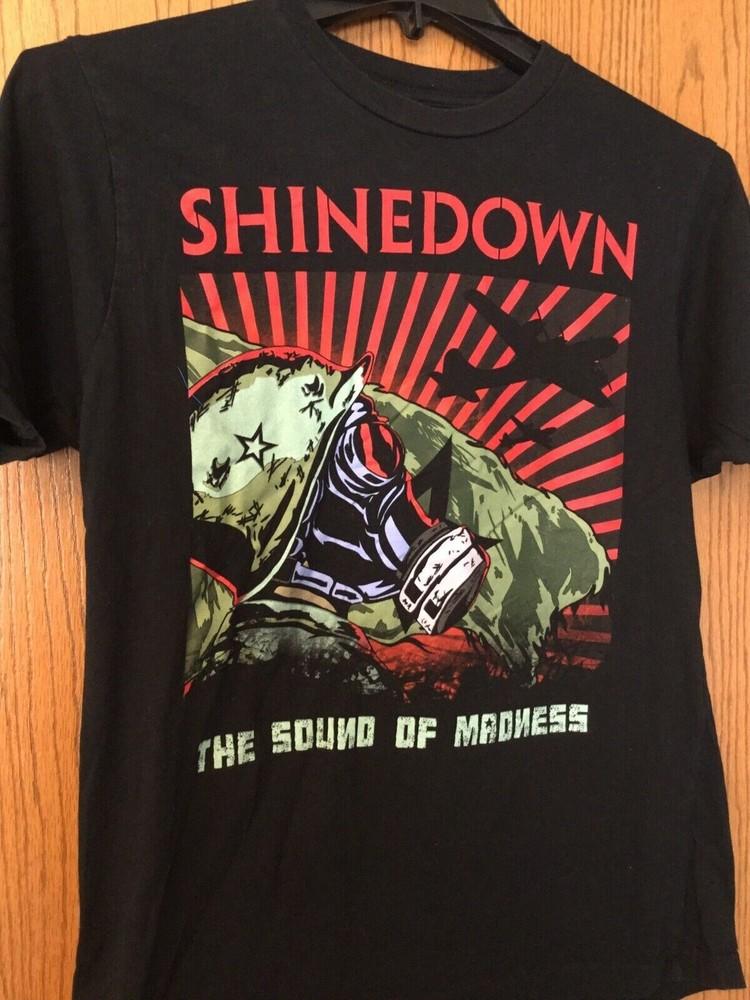 VTG The Sound of Madness Shinedown Shirt Classic Unisex Black S-5XL Unisex T-Shirt L