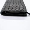 Used BOTTEGA VENETA Intrecciato Bi-fold Wallet Black Leather