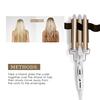 Professionelle Haarwerkzeuge Lockenstab Keramik Dreifach-Haarstyler Haar Waver Styling-Tools