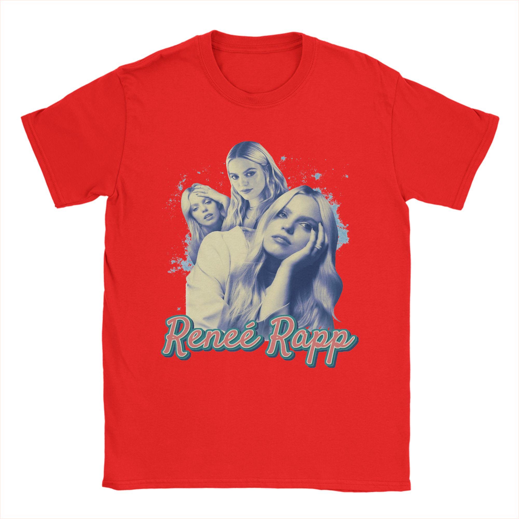

Funny Renee Rapp Vintage 90s TShirt Unisex O Neck 100 Cotton T Shirt Short Sleeve Tees Gift Idea Clothing S