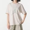 Jordan T Shirts Women's Beige Crew Neck Moderate HV0199-104