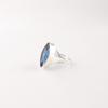London Blue Topaz Gemstone 925 Sterling Silver Jewelry Handcrafted Women's Ring RR-23-12