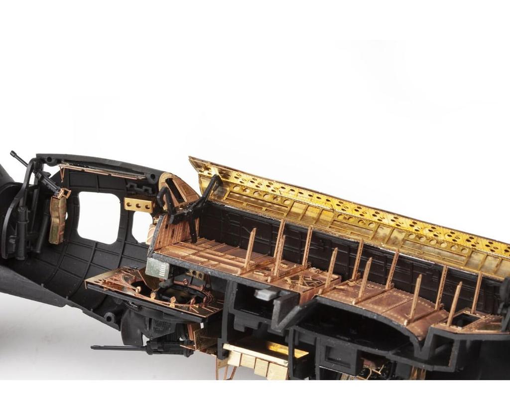 Eduard 1/72 TBM-3 Bomb Bay Etching Parts (for Hobby Boss) Plastic Model Kit Parts EDU72748 (Airplane)