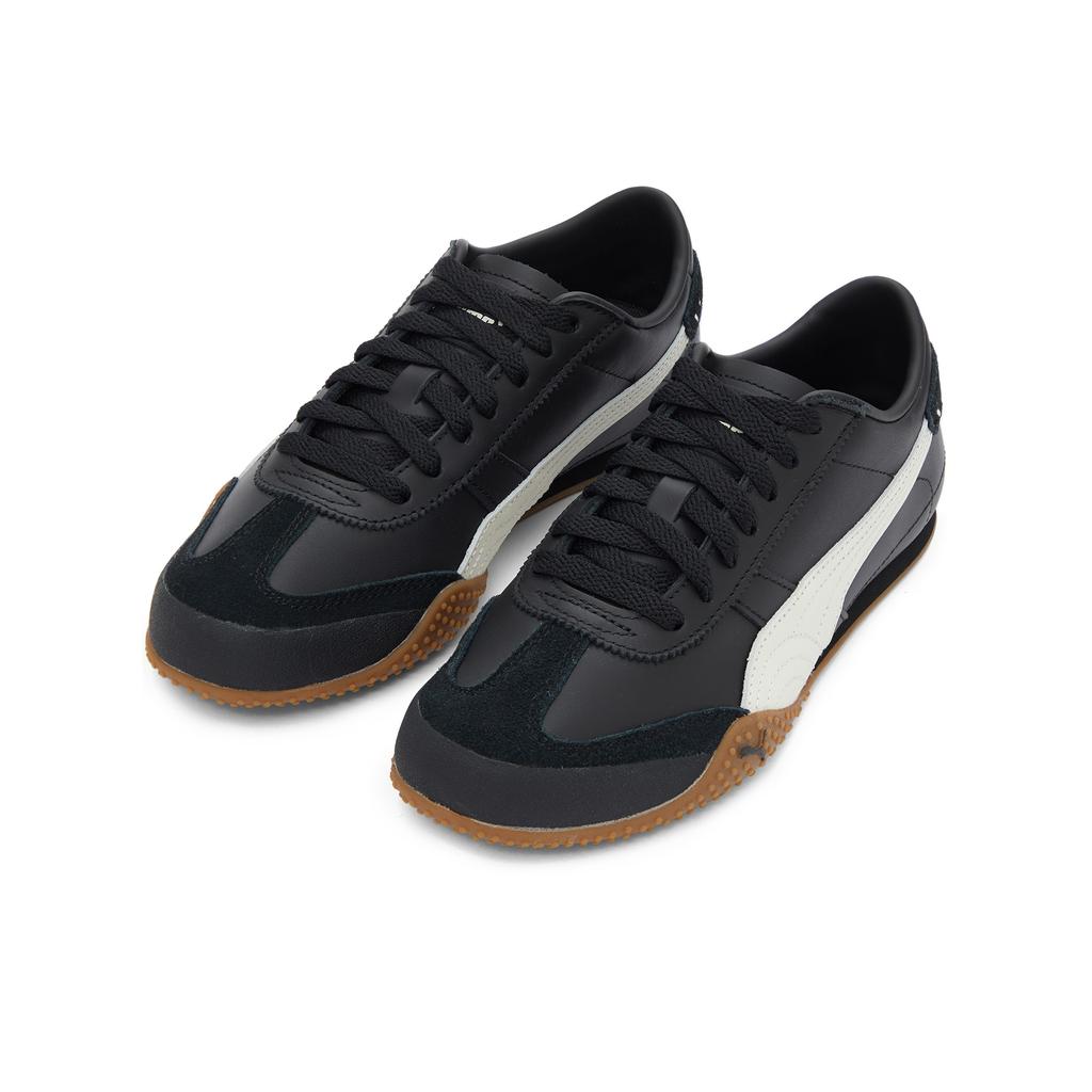 Puma Bella Ut Leather Fashion Versatile Comfortable Training Low-Top Casual Shoes Unisex sneaker Black White 402186-08
