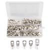 30pcs/150pcs SC Electrical Terminals for Cable Lugs Tinned Copper Lug Ring Wire Connectors Bare Cable Terminals