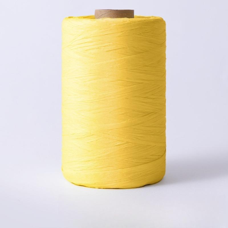 280-300M Natural Paper Raffia Yarn for Hand Knitting Crochet Straw Sandals Summer Hats DIY Hook Bags Cotton Grass Thread