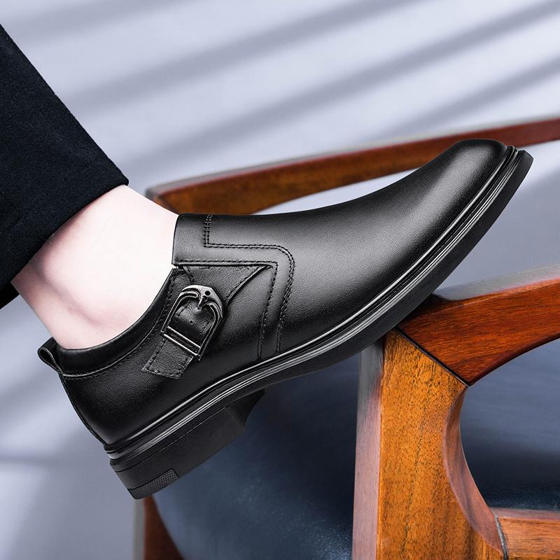 Módní Formální kožené boty pro muže Šaty Business Boty Pánské Geometrické Oxfords Party Svatba Běžné Pánské boty