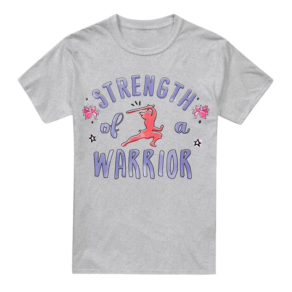 Mulan Strength of a Warrior T-Shirt Athletic Heather S