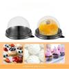 Mini Cupcake Boxes Clear Plastic Muffin Pod Dome Container for Wedding Birthday Dessert Baking Party Decor and Gift Packaging