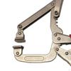 Face Clamp,Locking C Clamp Pliers 4 Gear Positions Locking 10 Inch with Swivel Pads for