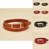Stylish Genuine Leather Womens Belt With Alloy Pin Closure For Business And Casual