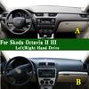 For Skoda Octavia II III 1Z3 1Z5 A5 NM2/4/5/3 Dashmat Dashboard Cover Trument Panel Sunscreen Pad Anti-Dirt Proof Dash Mat