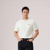 Levis Standard American Casual Soft Comfortable Round Neck Cream Short Sleeve T-Shirt Unisex Tops 004ZU-0007