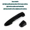 Door Handle Covers Trims For 2003-2013 Toyota Corolla Sedan 9 PCS Glossy Black