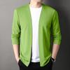 Cardigan Jacket Men's Spring and Autumn Men's Long-Sleeved Casual Versatile Casual Spring Outer Wear Top Trendy