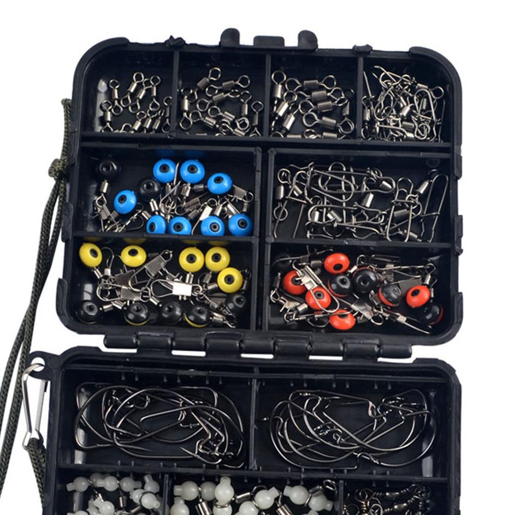 177PCS Fishing Accessories Kit Practical Convenient To Access Fishing Tackle Box for Outdoor