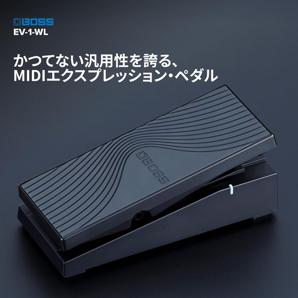 BOSS Wireless Expression Pedal with Bluetooth and MIDI Control for and EV-1-WL WAZA-AIR KATANA-AIR