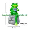 Frog Garden Statue Ornament: Outdoor/Indoor Resin Decor