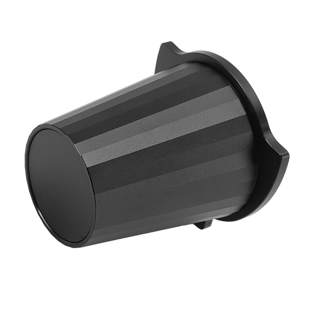 54mm Kaffeedosierbecher Aluminiumlegierung Portafilter Dosierbecher für Kaffeemaschine Schwarz