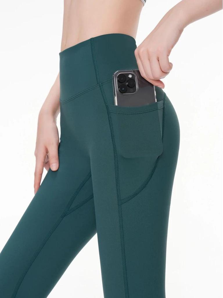 High-Elastic Seamless Yoga Pants for Women - No-Line Design for Running, Fitness, Pilates, and More