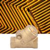 NPT 1 2in Thread Brass Check Valve Y Type One Way Check Valve 1.6Mpa for Water Gas