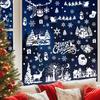 Christmas Decorations Holiday Party Decoration Window Stickers Pvc Static Stickers Window Decorations