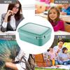Large Capacity Bento Waterproof and Leakproof Lunch Box for Kids and with Removable Stainless Stylish and Visually Appealing Lunch Box for and School