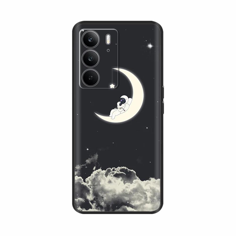 For Realme 14x 5G Phone Cases Funny Camera Protection Soft Liquid Silicone Back Cover for Oppo Realme C75 4G realmeC75 Fundas