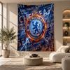 Dekoratives Wandteppich, Chelsea FC Aufdruck Wandkunst, Leichte Wanddekoration für Schlafzimmer Hintergrund