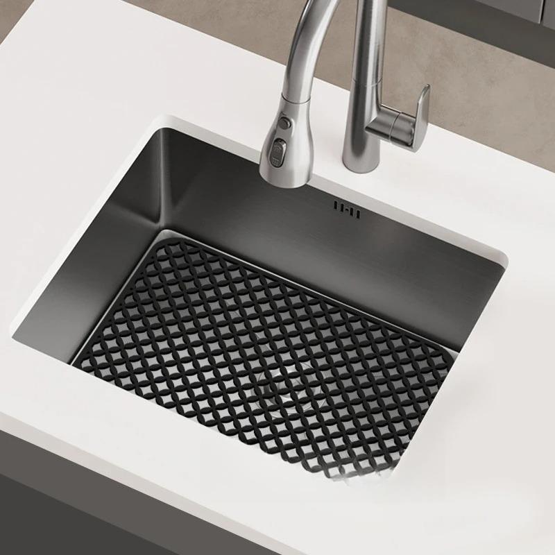 Sink Protectors for Kitchen Sink bottom,Silicone Sink mat,Heat Resistant Non-slip Dishwasher Suitable.Kitchen Accessories