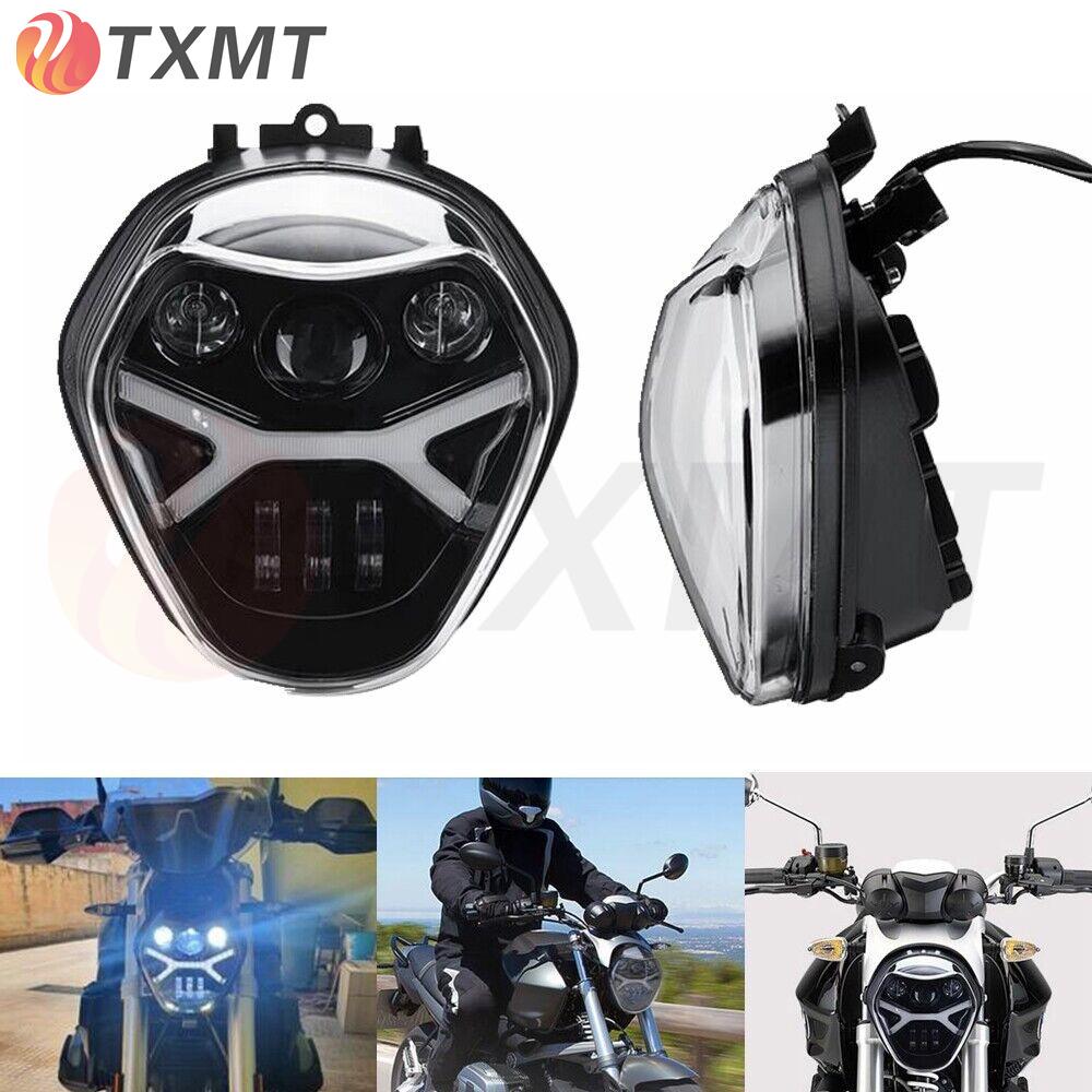 LED Headlight Assembly for BMW R1200R (2016-2019) with Daytime Running Light