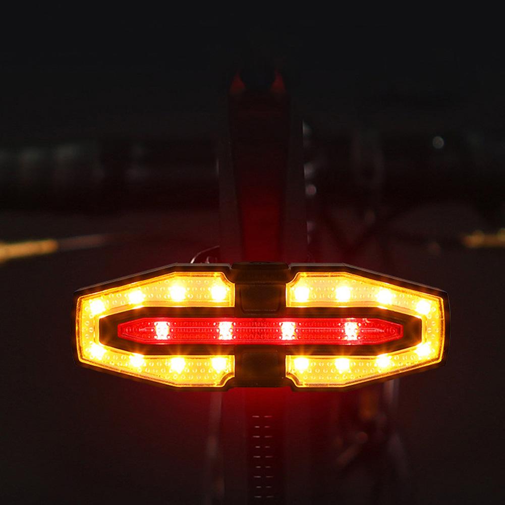 Luz Trasera de Intermitente para Patinete Eléctrico Recargable por USB con Mando a Distancia Luz Trasera de Intermitente para Xiaomi M365 Pro 2 MI 4